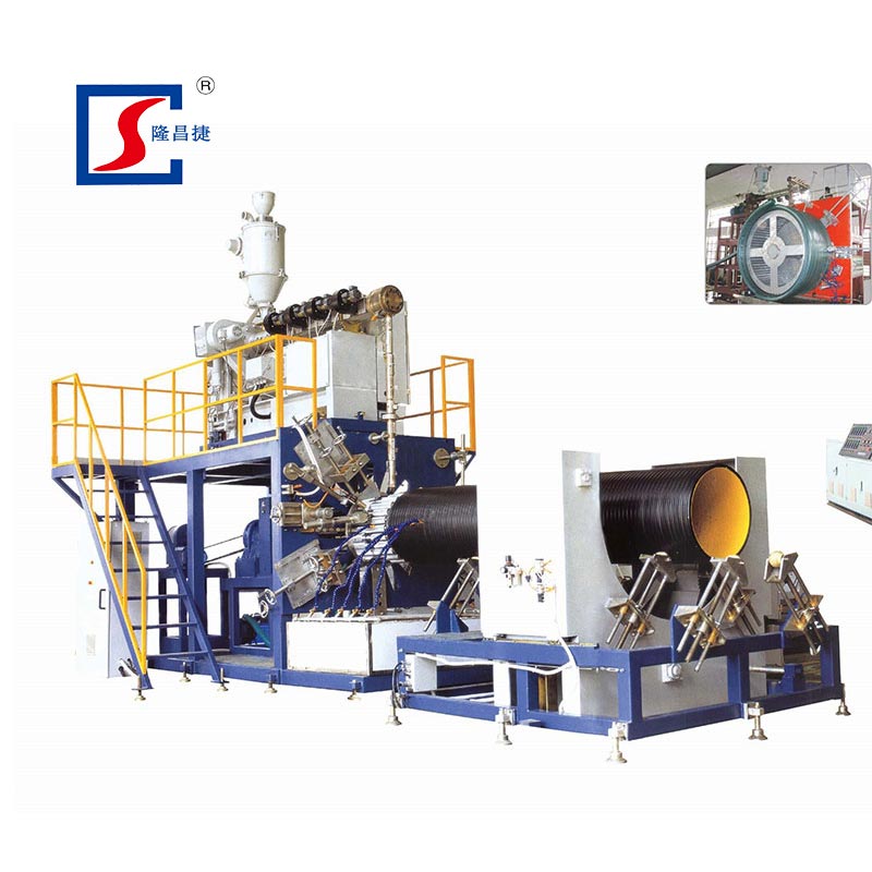 HDPE Large Diameter Continuation Carat Tube Production Line