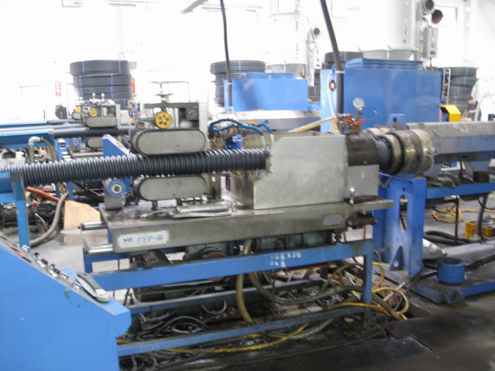 HDPE Spiral Corrugated Pipe Making Machine