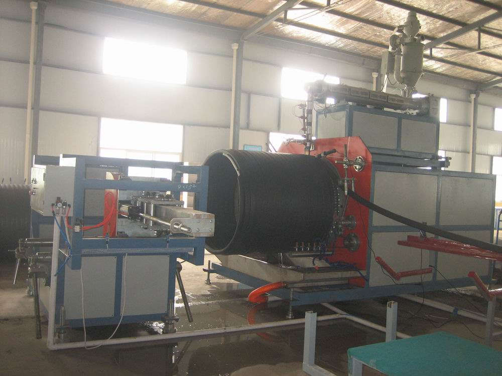 HDPE winding pipe manufacturing machinery