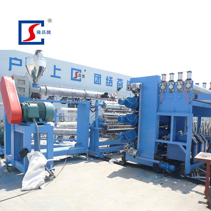 PE PP PVC Plastic Building Template Production Line