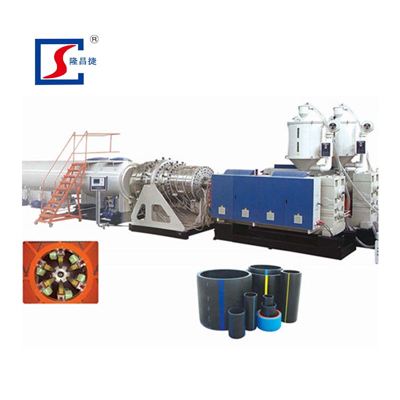 PE PP Water Supply And Gas Pipe Production Line