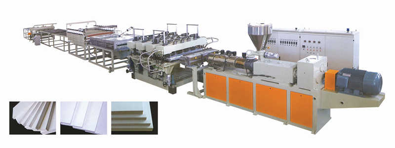 PVC Half Crust Foamed Board Production Line